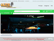 Tablet Screenshot of elitemusical.com